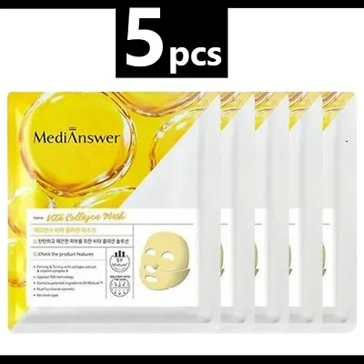 [5pcs] Medianswer Collagen Mask / MediAnswer Vita Collagen Mask Sheet • £26.04