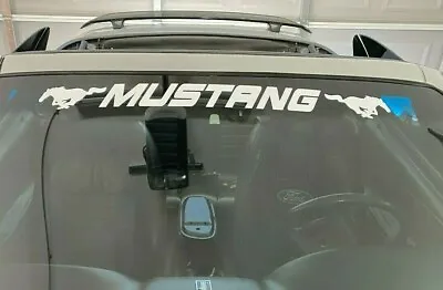 Mustang Windshield Banner Vinyl Sticker FORD Mustang Window Graphics Roush • $13.95