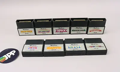Lot Of 9 Vectrex Game Carts - Melody Master Spinball Clean Sweep Star Trek ++ • $169.99