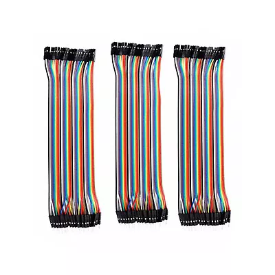 120Pcs 10cm Male To Female Dupont Jumper Wire Cables For Arduino Breadboard • $7.88