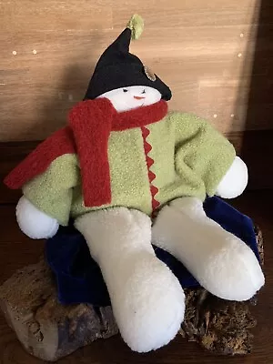 $58 • Buy Vintage Woof & Poof 18” Snowman Original Tag