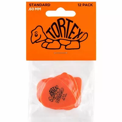 $9.50 • Buy 12x Jim Dunlop Tortex Standard .60MM Gauge Guitar Picks Plectrums