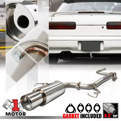 Stainless Steel Catback Exhaust System 4.5  Muffler Tip For 90-93 Acura Integra • $141.88