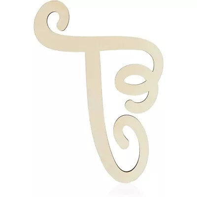 $9.99 • Buy Wooden Monogram Alphabet Letters, Decorative Letter T (13 Inches)