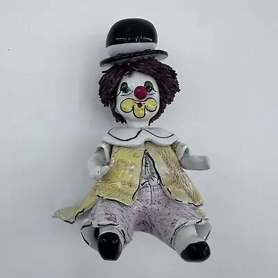 Zampiva Spaghetti Hair Clown Figurine Made In Italy Signed • $24.95