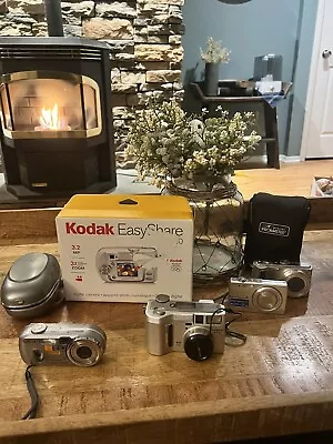 Digital Camera Lot Sony Kodak Minolta Olympus Panasonic • $40