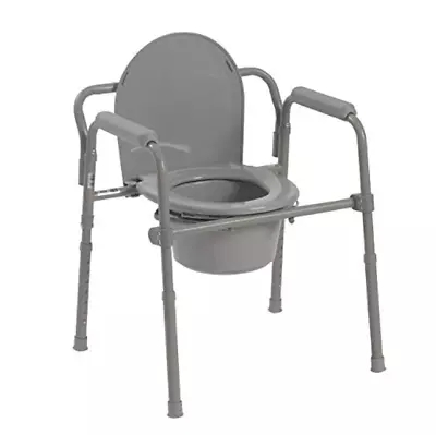 Folding Commode Shower Chair Bedside Mobility Medical Surgery Disabled Toilet • $68