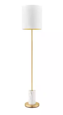 Hampton Bay Ashton 60 In. Torchiere Floor Lamp With Marble Base • $35
