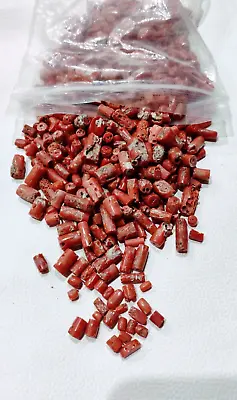 Vintage Italian Red Coral Beads Natural Coral Beads Loose Gemstone 100Carat Lot. • $31.73