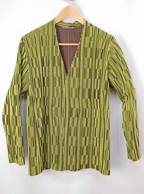 $265 • Buy HOMME PLISSE ISSEY MIYAKE Green Men's Jacket Size2 498 1353