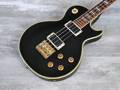 1992 Greco Japan EGB-850 Les Paul Custom Short Scale Bass W/EMG's (Ebony) • $1725