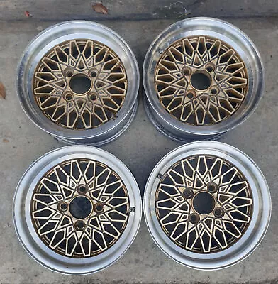 JDM WorkFixs Work Mesh 14  Rims Wheels For TA22 Ae86 510 Kp61 • $1450.66