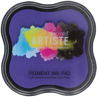 £4.29 • Buy Docrafts Artiste Pigment Ink Pad Stamping High Quality Pad -Lavender