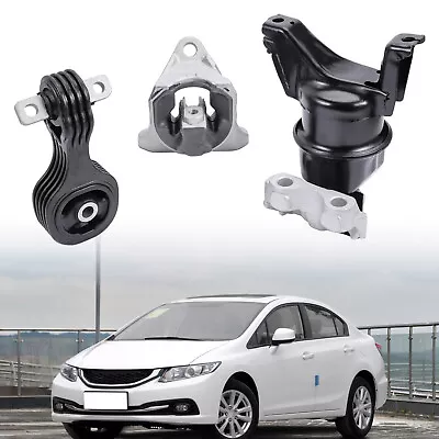 3pcs Engine Motor & Trans Mount Set Fits For 2014-2015 Honda Civic 1.8l For Auto • $106.99