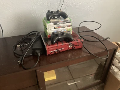 $140 • Buy Microsoft Xbox 360 S Gears Of War 3 Limited Edition 320GB Red & Black Console...