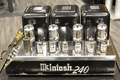 Mcintosh Mc240 Our Shop Maintenance Product Vacuum Tube Power Amplifier • $10211.26