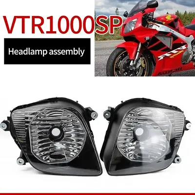 Motorcycle Left And Right Headlights Fit For Honda VTR1000SP SP1 SP2 RC51 00-06 • $169.11