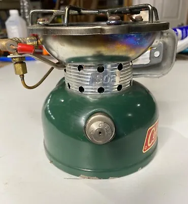 Vtg 4-1966 COLEMAN 502 SPORTSTER SINGLE BURNER CAMPING STOVE  B16 • $89