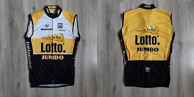 Team Lotto Jumbo SMS Santini Cycling Shirt Sleeveless Cycle Camiseta Italy M/L • $49.99