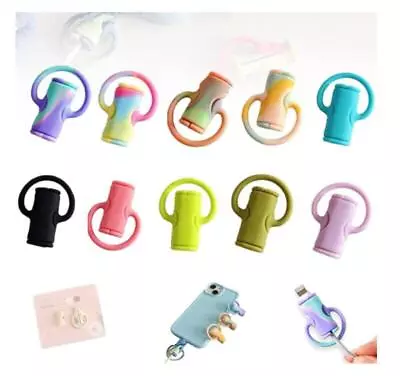 £4.78 • Buy 2023 NEW 2 In 1 Data Cable Protector, Cute Silicone Data Cable Winder