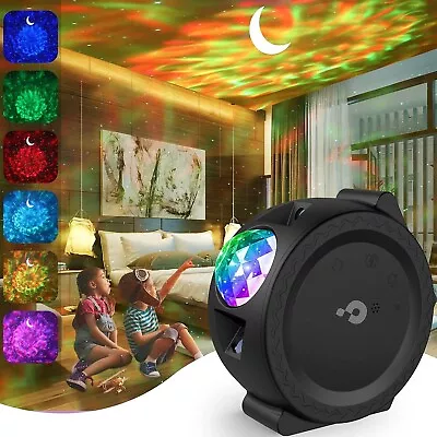 3 In 1 Star Projector Night Light Starlight Projector With Touch ControlVoice C • £23.56
