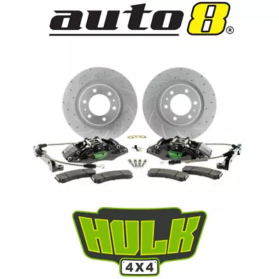 Hulk 4x4 Brake Upgrade Kit For Mazda BT-50 UP 3.2L Diesel P5AT 09/11 - 08/15 • $3300