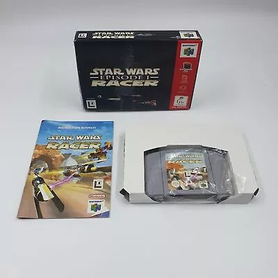 Star Wars Episode 1 Racer Nintendo 64 N64 Game Boxed Complete 17m4 • $54.95