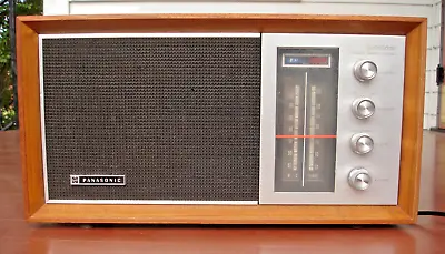 Vtg PANASONIC SOLID STATE AM/FM 2 Band Radio=Model Re 7257=Antenna Connections • $30.99