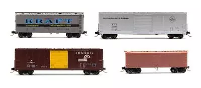 Micro Trains 'n' Gauge Rake Of 4 Assorted Wagons • £29.50