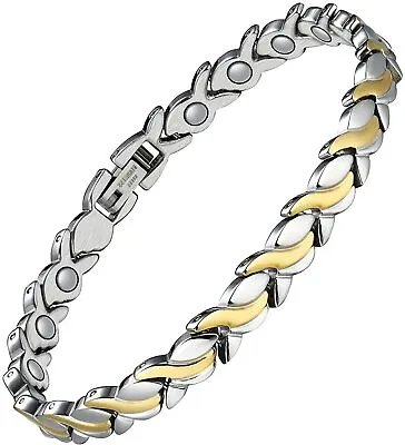 Titanium Steel Magnetic Bracelet For Women Magnet Therapy Bracelets Pain Relief • $56.99