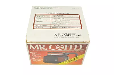 Mr. Coffee 10 Cups Glass Replacement Decanter Pot Model D-7 • $12.85