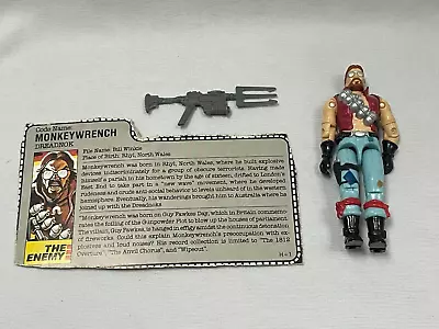 G.I Joe Dreadnok Code Name: Buzzer 1985 Hasbro Action Figure Original • $27.99