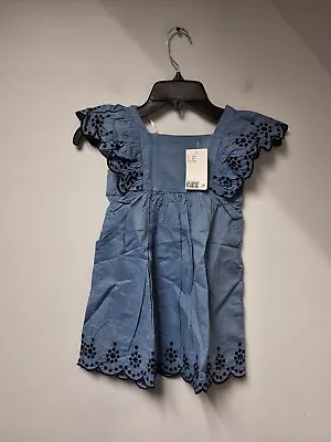 H&M Girls 4T Blue Dress  • $1