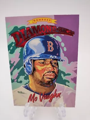 1994 Donruss #DK-2 Maurice Mo Vaughn Boston Red Sox Diamond Kings • $3.50