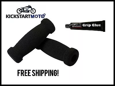 $17.95 • Buy Foam Grips Open End Handgrips Motorbike Honda Yamaha Suzuki Kawasaki