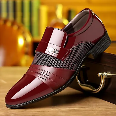 Men's Loafers Slip On Dress Shoes Wedding Casual Business Shoes • $31.99