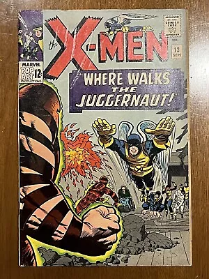 The X-Men #13/Silver Age Marvel Comic Book/2nd Juggernaught/VG • $115