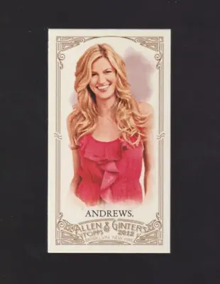 2012 Topps Allen And Ginter Mini #75 Erin Andrews - 978 - 🔥🏈🔥 • $3.99