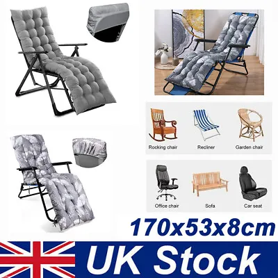 Cushion Pad Replacement For Sun Lounger Recliner Bench Chair Seat Garden Outdoor • £17.99