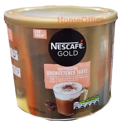 £24.95 • Buy Nescafe Gold Cappuccino Unsweetend Coffee 1kg Round Tin