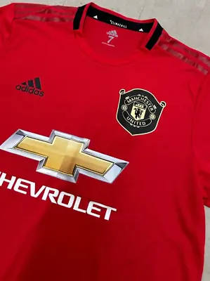 Adidas Manchester United Match Worn Home SS Shirt - Random Number - Size 7 1 Day • $65.67