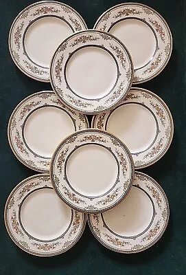 Minton Stanwood Dessert - Salad  Plates Plates Made In England Set Of 8 • $52