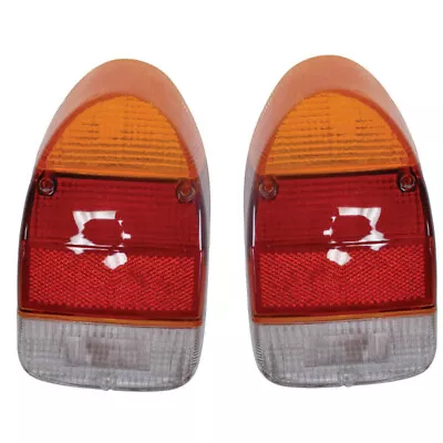 Tail Light Lenses Euro Style Pair - Compatible With Type-1 Bug 1971-1972 • $83.95