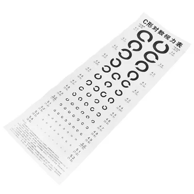 £4.87 • Buy 1 Pc Eye Power Chart Eye Test Chart Eye Chart Eye Exam Chart