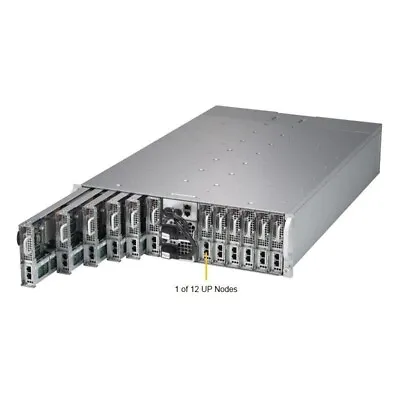 Supermicro 3U High Density 12 Node 5039MS-H12TRF Server X11SSE-F  3.5Ghz V5 32GB • $2875