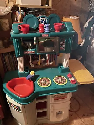 Vintage Fisher Price Shop & Cook Kitchen RARE - Complete - Gently Used • $350