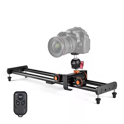 Video Dolly Slider Kit With 3-wheel Auto Dolly Car 3 Speed G4O6 • $158.59