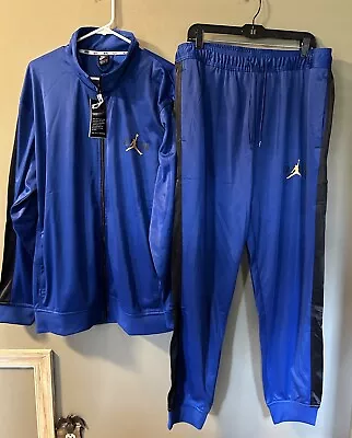 NIKE AIR JORDAN BASKETBALL TRACK SUIT 2017  Blue Size 3XL Jump Man Jogger • $150