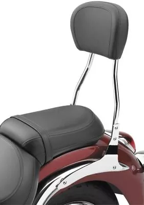 Cobra Round Sissy Bar Standard - 17in. 02-7725 Chrome Tall Backrest 08-3506 • $383.72