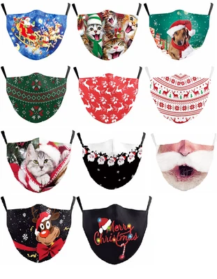 Face MaskWashableReusableAdjustable Unisex Adult & Child 10% OFF NOW • £3.98